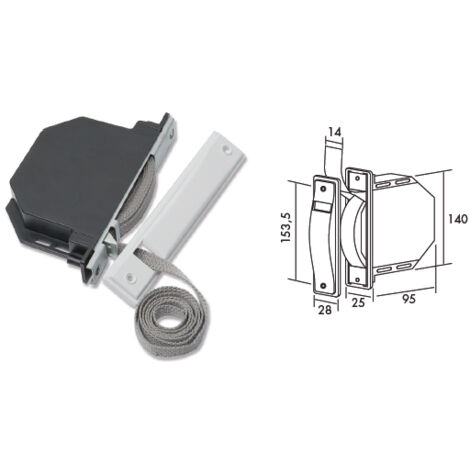 Confezione cieca per collettore di polveri universale C/P C-18 Nastro bianco grigio 06009