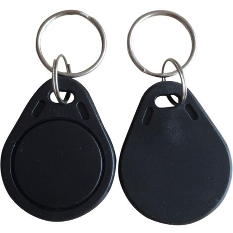 Confezione da 10 badge RFID 13,56 MHz programmabili Chip CUID intercambiabile MCT Android UID, nero