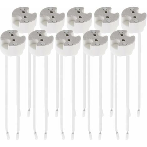 Confezione da 10 cavi con attacco GU5.3 - per faretti alogeni, LED e altre lampadine
