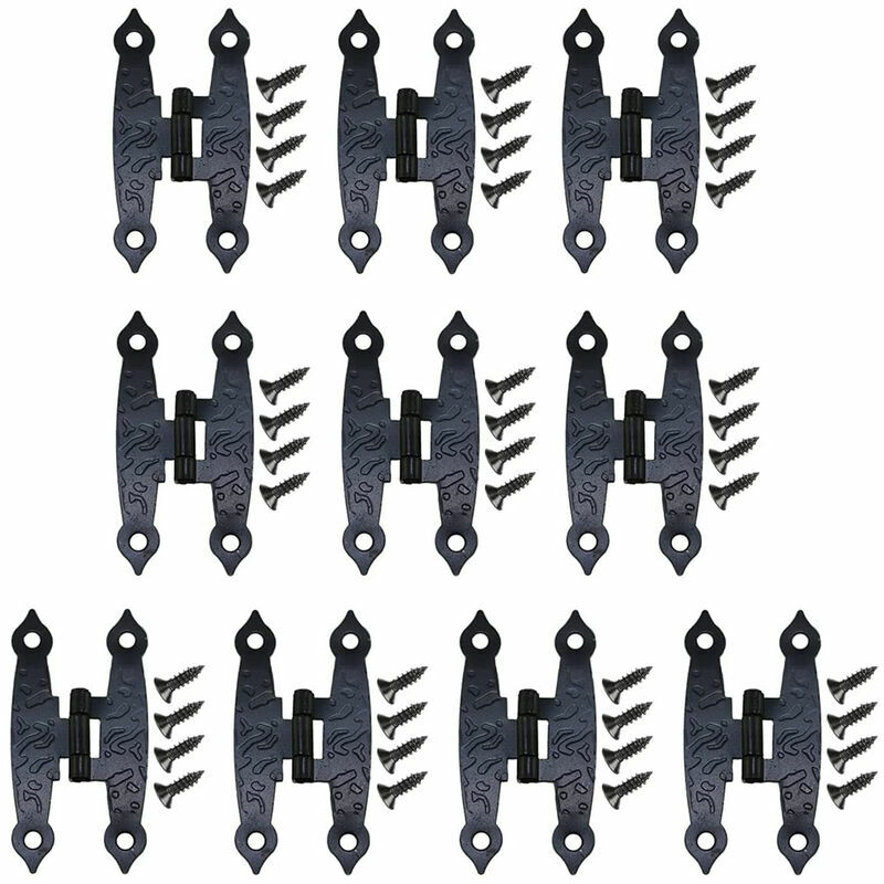 Confezione da 10 cerniere in metallo per mobili