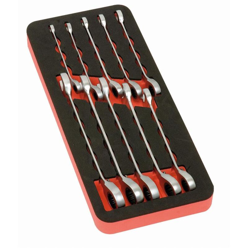 Peddinghaus - Confezione da 10 chiavi combinate a cricchetto - mob - 9811010001