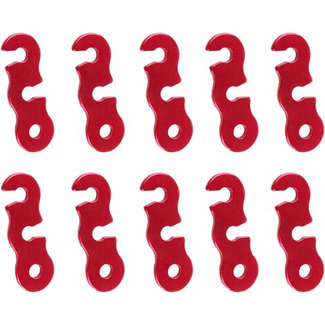 Shinetrip 10pcs Campeggio Tenda Corda Fibbie Paracadute serraggio GADGET OFFERTA 