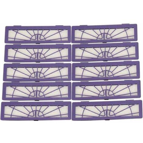 Confezione da 10 filtri di ricambio per Neato Botvac Connected D3 D4, Botvac D Series D75 D80 D85 e Botvac Series 65 70E 75 80 85 Modelli di filtri ad alte prestazioni