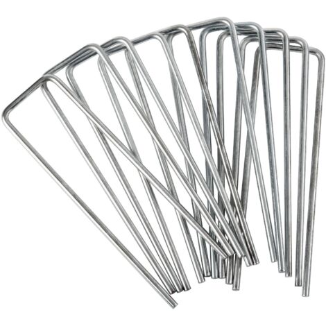 Confezione da 10 graffette metalliche zincate WERKA PRO  15x4cm