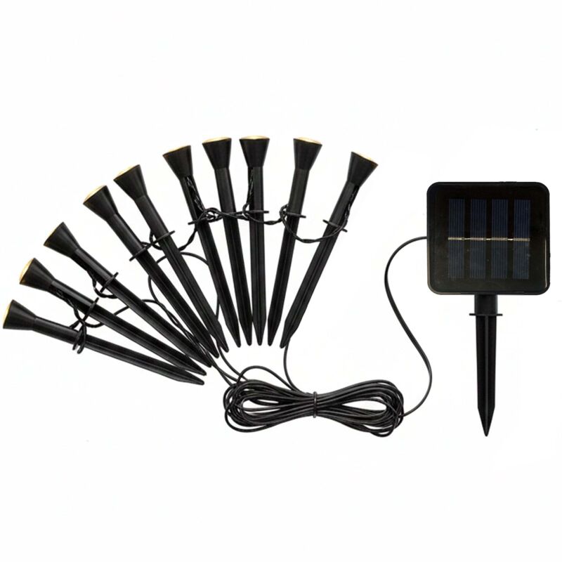 Confezione da 10 mini faretti solari 6M STICKY