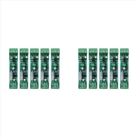 Confezione da 10 moduli di isolamento optoaccoppiatore AC 220V, rilevatore di tensione TTL 3-5V, test SCM per microcontrollore PLC adattivo