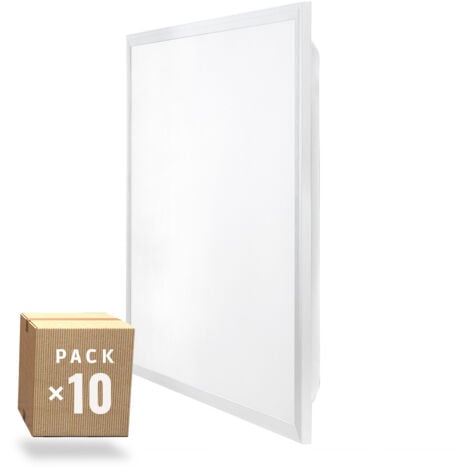 Confezione da 10 Pannelli LED 40W 4400Lm 4200ºK 60x60Cm Traliccio UGR19 40.000H [HO-PG-600x600-40W-W-PK10]