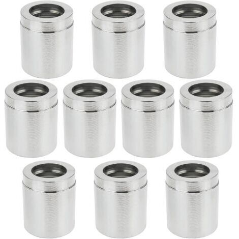 Confezione da 10 raccordi idraulici antiscivolo per tubi flessibili SAE R1AT/R2AT da 1,27 cm