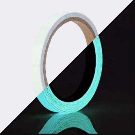 Confezione da 10 strisce luminose autoadesive e antiscivolo per riporre oggetti leggeri (1,5 cm x 3 m)