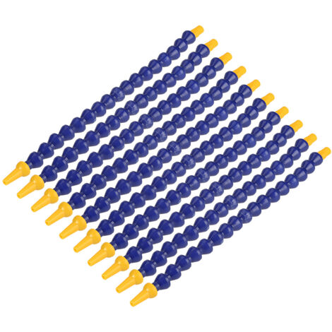 Confezione da 10 tubi flessibili in plastica per refrigerante (acqua/olio), filettatura 1/8 BSPT, per torni e macchine CNC.