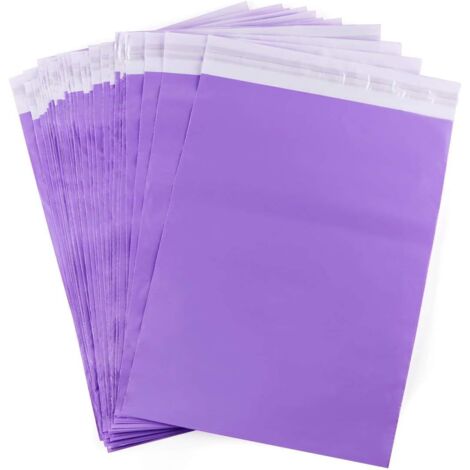 Confezione da 100 buste di plastica per spedizioni, buste postali, buste di plastica per spedizioni con striscia adesiva autosigillante, 30x45 cm