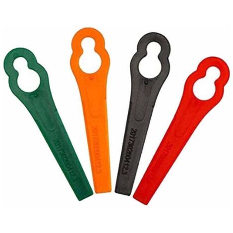 Confezione da 100 lame di ricambio in plastica per decespugliatore Florabest LIDL FRTA 20 A1, FAT 18B3, FRT18A.