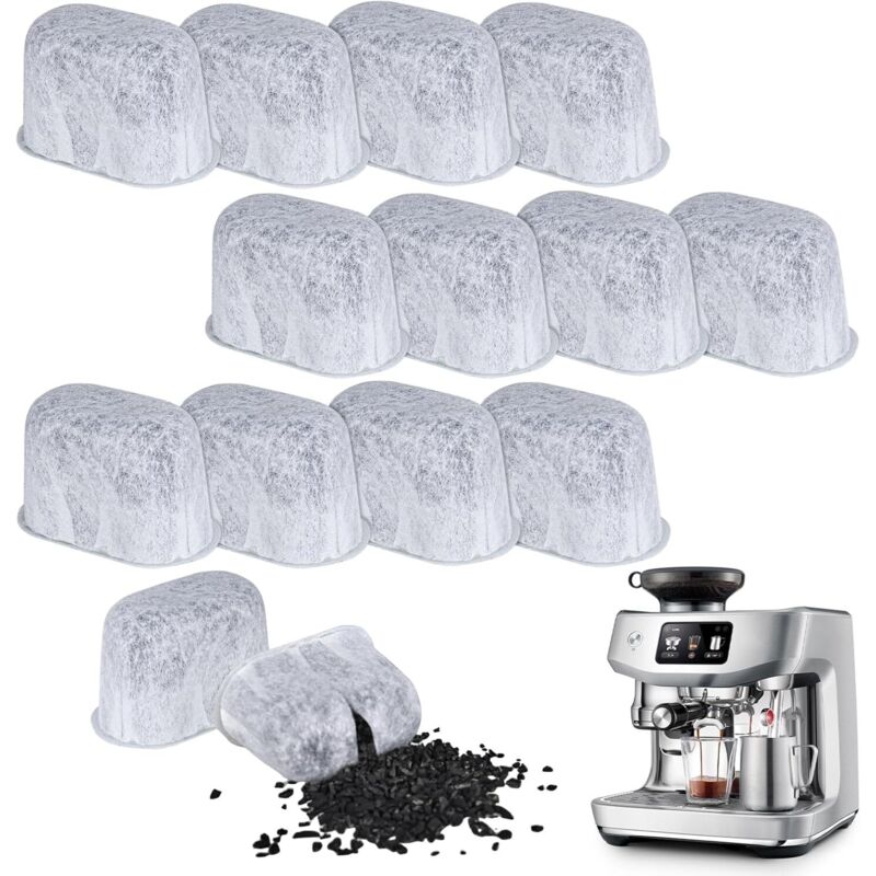 Confezione da 12 filtri per l'acqua per accessori Ninja Luxe Cafe - Inserti per filtri per l'acqua per accessori Ninja Luxe Cafe - Filtro al carbone