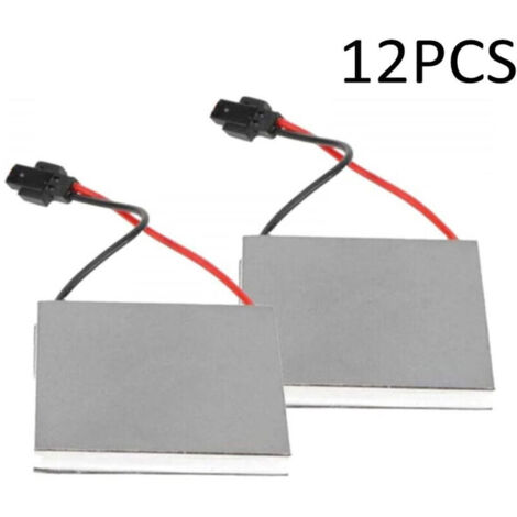 Confezione da 12 generatori di ventole per stufe alimentate a calore, motori di ricambio per stufe domestiche, ventole per caminetti, stufe a legna, 40 x 40 mm