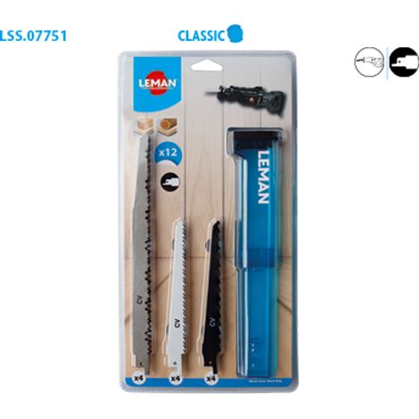 Confezione da 12 lame per sega a nastro multi-materiali Classic