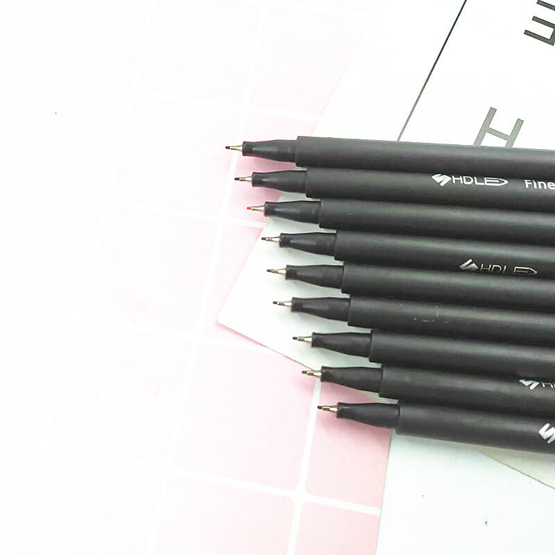 Confezione da 12 penne da disegno a righe sottili