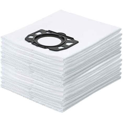 Confezione da 15 sacchetti per aspirapolvere Kärcher 2.863-006.0, sacchetti filtro in tessuto non tessuto 487 WD4 WD5 WD6 WD5P WD6P Premium MV4 MV5 MV6, per aspirapolvere a secco e a umido.