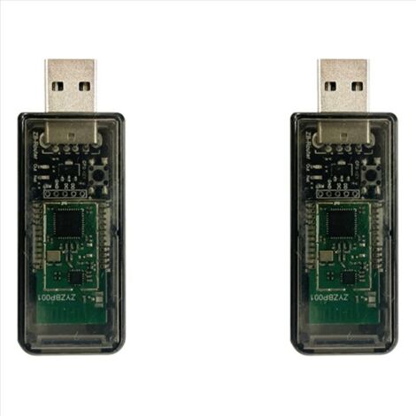 Confezione da 2 amplificatori, ripetitori ed estensori di segnale USB Zigbee per Tuya Home Assistant ZigBee 2MQTT Tasmota