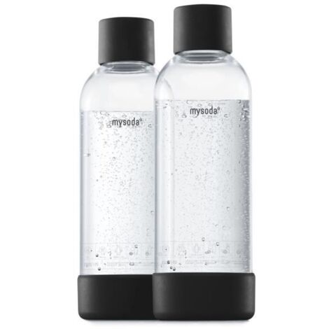 Confezione da 2 bottiglie nere da 1 L - Mysoda