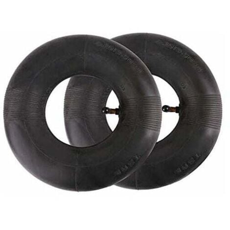 AHLSEN Confezione da 2 camere d'aria da 4,10/3,50-4 pollici per carriola, carrello da trasporto, carrello da giardino, tosaerba - ricambio per 4,10-4