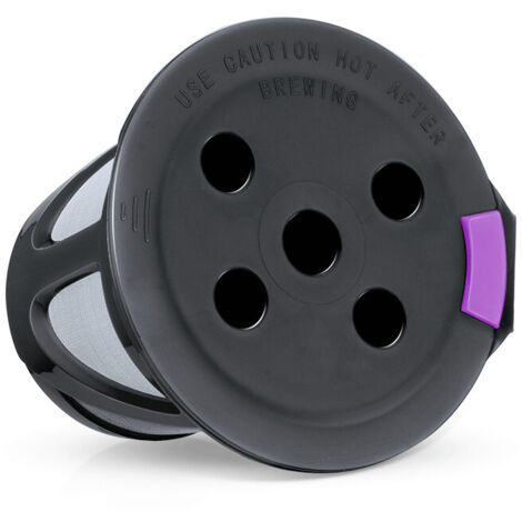 Confezione da 2 capsule K-Cup riutilizzabili con 5 fori multiflusso, compatibili con le macchine Keurig K Supreme Plus.
