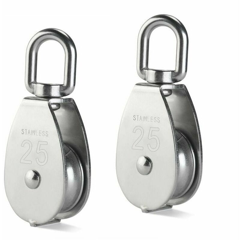 FVO - Confezione da 2 carrucole a puleggia