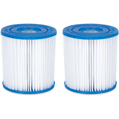 Confezione da 2 cartucce filtro I per piscina H 9 cm x Ø 7,8 cm