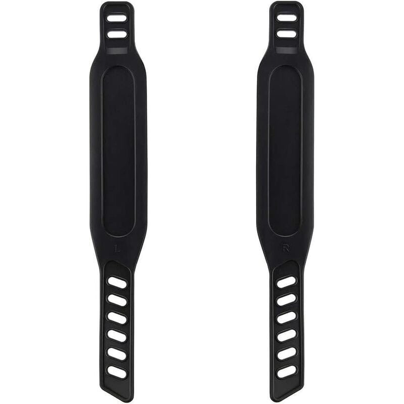 Image of Confezione da 2 cinghie per pedali per cyclette, cinghie per pedali resistenti universali con lunghezza regolabile per la maggior parte dei pedali di