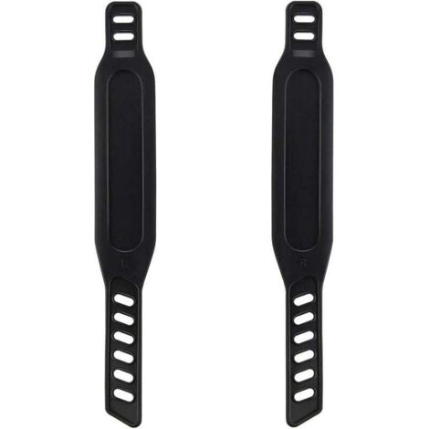 Confezione da 2 cinghie per pedali per cyclette, cinghie per pedali resistenti universali con lunghezza regolabile per la maggior parte dei pedali di bici, cyclette, bici per casa o palestra