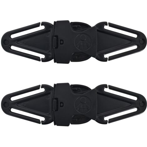 Confezione da 2 cinture di sicurezza per bambini, clip per cintura di sicurezza per auto, cinghia con clip, prolunga per cintura di sicurezza, protezione per fibbia del seggiolino per bambini, cintura
