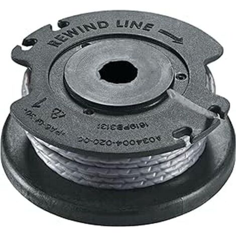 Confezione da 2 fili per decespugliatore per casa e giardino - 4 m di filo da 1,6 mm di diametro