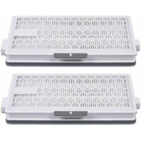 Confezione da 2 filtri HEPA Airclean Plus 50 per aspirapolvere Miele Complete C3 Powerline, S8340, Air Clean SF-HA 50 per Complete C2 C3 Compact C1 C2-2, confezione da 2 pezzi di ricambio.