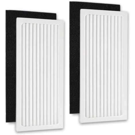 Confezione da 2 filtri HEPA di ricambio 04383 compatibili con i filtri per purificatore d'aria Hamilton Beach 04383, 04384, codice articolo 990051000