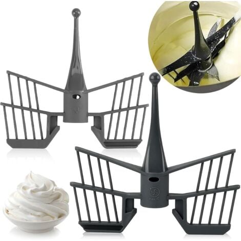 COOCHEER Confezione da 2 fruste per accessori Vorwerk Thermomix TM5 TM31 TM6 Thermomix, fruste a farfalla di alta qualità, pezzi di ricambio per robot da cucina Vorwerk Thermomix