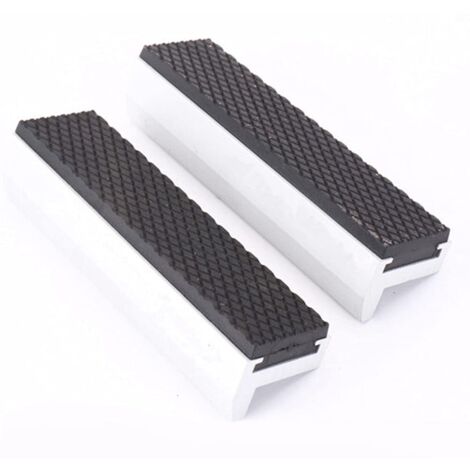 Confezione da 2 ganasce di protezione extra morbide per morsa rotante con ganasce di serraggio, ganasce di ricambio con magneti per morsa per macchina, accessori Tiger Clamp da 125 mm