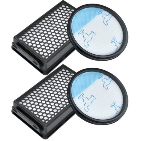 Confezione da 2 kit di filtri per aspirapolvere ciclonici compatti Rowenta/Moulinex/Tefal (alternativa al modello ZR005901)