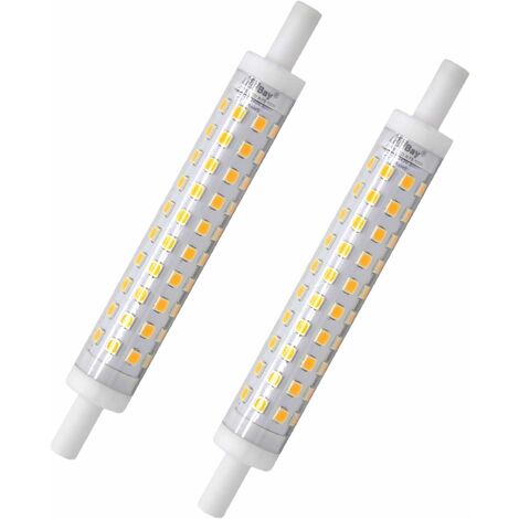 R7S LED 118mm Bianco Caldo 3000K, 10W Dimmerabili Lampadine LED R7S 1000LM  AC 220-240V, Equivalente 100W J118 R7S Lampadine Alogene, Senza  Sfarfallio，1PCS : : Illuminazione