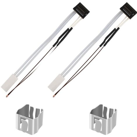 Confezione da 2 Riscaldatore e Termistore in Ceramica per P1P, Accessori per Stampanti 3D Riscaldatore in Ceramica 24V 48W Termistore per Alte Temperature 300℃ e Clip di Fissaggio per Bambu Lab P1P, P
