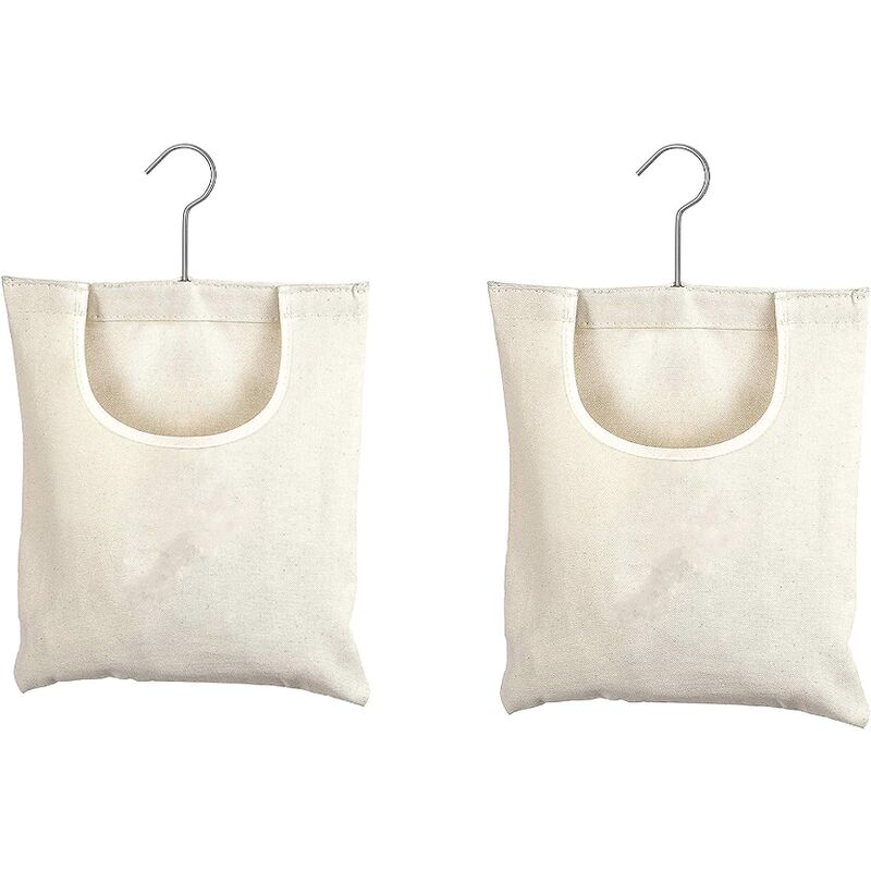 Confezione da 2 sacchetti per mollette da bucato