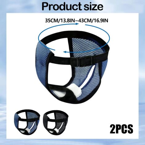 Confezione da 2 salvaslip con motivo animali - Assorbenti lavabili per la protezione durante il ciclo/le perdite di sangue, taglia M (nero/blu), include 6 assorbenti gratuiti, biancheria intima per il