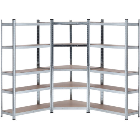 Scaffale Da Terra Angolare In Ferro Verniciato - Stile Shabby - Foto 7