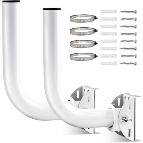 Confezione da 2 supporti universali per bridge wireless - Montaggio su palo e a parete