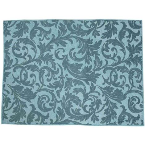 Confezione da 2 tappetini assorbenti lavabili in lavatrice per asciugare i piatti sul piano di lavoro della cucina, grandi (Blue Vine)