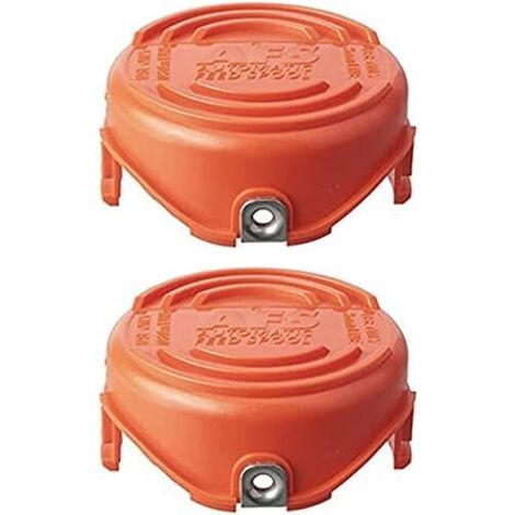 Confezione da 2 tappi di ricambio per bobina 90583594 per decespugliatori Black & Decker SF-080-BKP