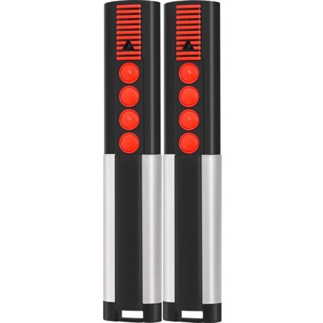 Confezione da 2 telecomandi a 868 MHz per cancelli e porte da garage, compatibili con i modelli 4020 TX03 868 4, 4026 TX03 868 2, 4020V000, 4026V000, 4 canali.