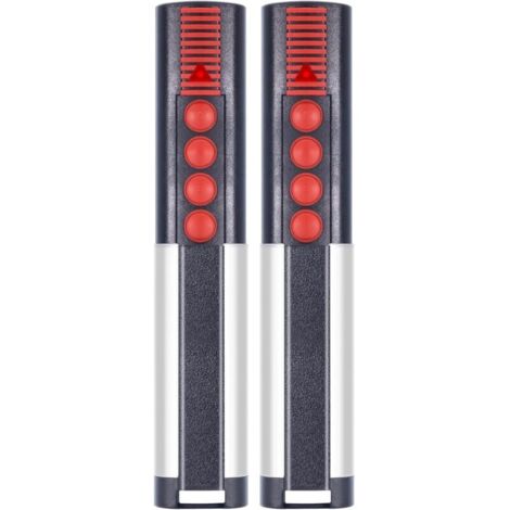 Confezione da 2 telecomandi wireless per porte da garage Hansender, 434,42 MHz, compatibili con i telecomandi a 4 canali 4014 TX03-434-2, 4022 TX03-434-2 e 4013 TX02-434-4-XP.