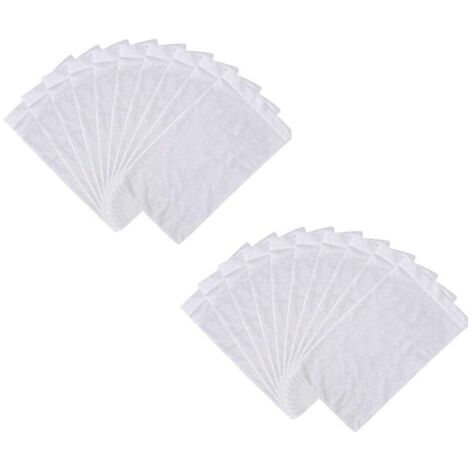 Confezione da 20 calze riutilizzabili per skimmer e calze a rete per filtri da piscina.