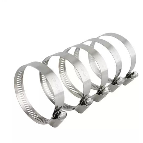 Confezione da 20 fascette stringitubo in acciaio inossidabile, fascette stringitubo per linea carburante, per impianti idraulici automobilistici, piscina, auto, laghetto e giardino (6-12 mm)
