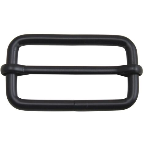 Confezione da 20 fibbie scorrevoli in metallo, lunghezza interna 3,8 cm, fibbia a rullo lineare a tre cursori, fibbia a sgancio rapido, disponibili in vari colori