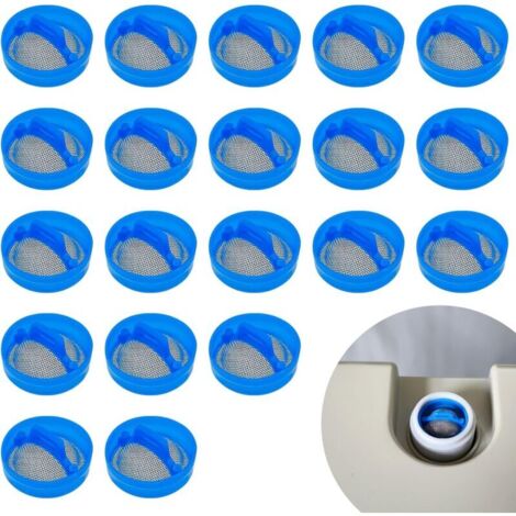 Confezione da 20 filtri di ingresso acqua per lavatrice, in rete d'acciaio, kit di riparazione e sostituzione per accessori per lavatrici automatiche